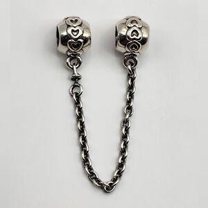 Pandora Silver Heart Safety Chain